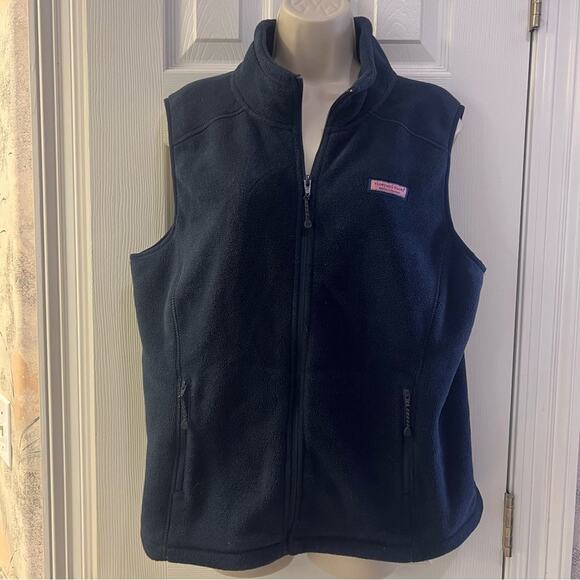 Vineyard Vines Women’s Navy Blue Vest Size Large - Picture 11 of 13